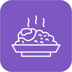 Nasi Goreng vector icon. Can be used for World Cuisine iconset.