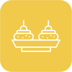 Tapas vector icon. Can be used for World Cuisine iconset.