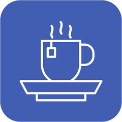 Afternoon Tea vector icon. Can be used for World Cuisine iconset.