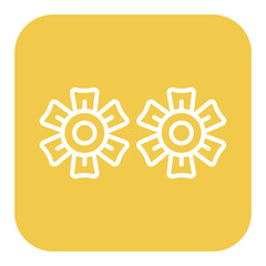 Flower vector icon. Can be used for Spa iconset.
