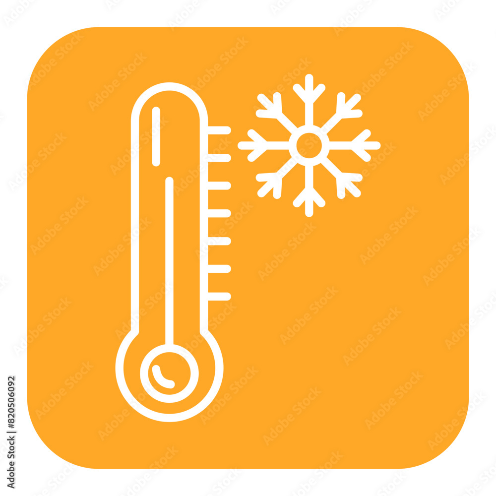 Canvas Prints Thermometer vector icon. Can be used for Spa iconset.