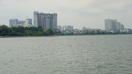 Obraz premium Landscape of Hanoi's West Lake