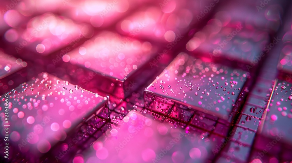Poster pink abstract background created by squares lined up neatly.