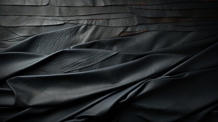 Fototapeta premium black leather texture