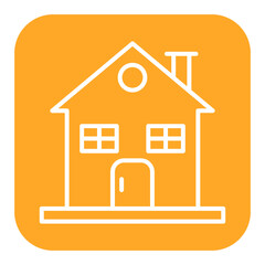 House vector icon. Can be used for Home Improvements iconset.
