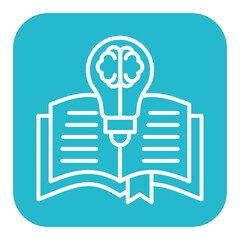 Knowledge vector icon. Can be used for Literature iconset.