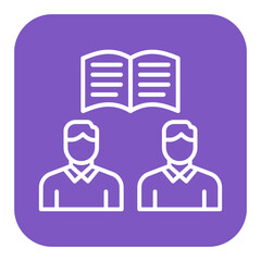 Subject Matter vector icon. Can be used for Literature iconset.