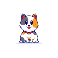 cartoon cute cat