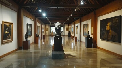 Museum of Indonesian Modern Masters and Contemporary Art Gallery. storing various collections of paintings