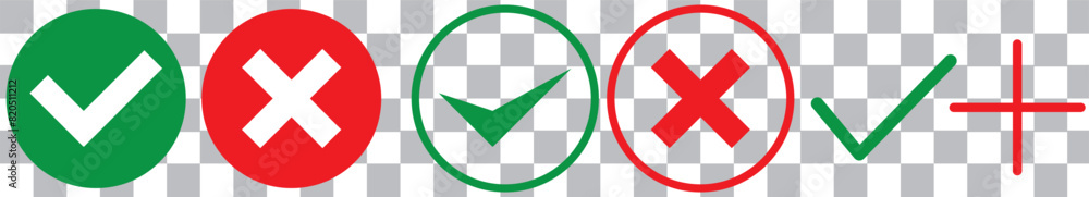 Wall mural green check mark icon. check mark vector icon. checkmark illustration. vector symbols set ,green che