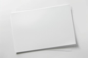 Paper Mockup on Isolated Background created with Generative AI