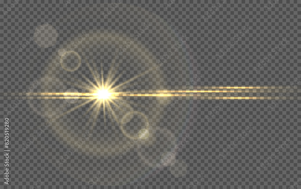 Poster effect sparkling stars light burst explosion, flickering and flashing lights. collection of differen