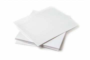 Paper Mockup on Isolated Background created with Generative AI