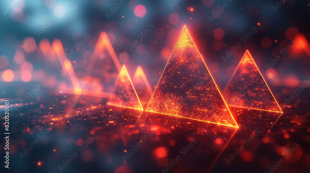 Poster purple lines wave with gradient asymmetrical 3d rendering background generative ai