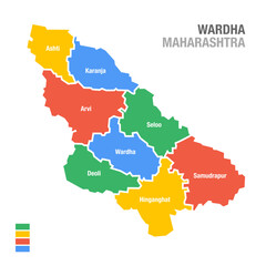 Wardha dist map