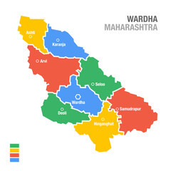Wardha dist map