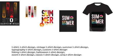 summer t- shirt design