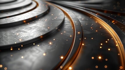 Brushed Aluminium Metallic Background Generative AI