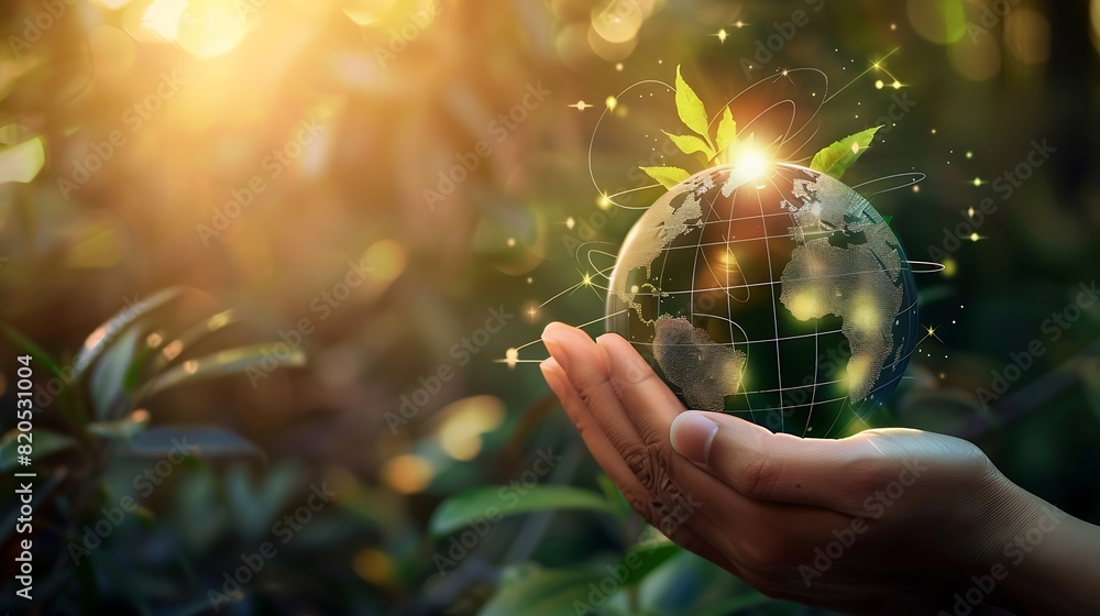 Aufkleber global communication network concept environmental technology sustainable development goals sdgs : g