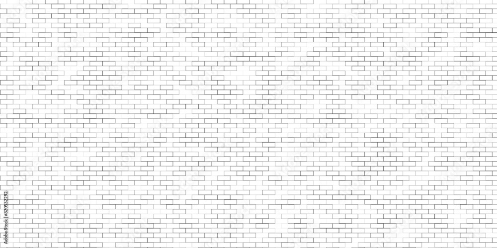 Wall mural white brick wall is texture vector for use wallpaper. abstract pattern stonewall background. white b