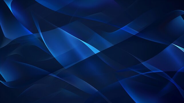 Abstract wave shape on a lowpolygonal triangular background for design on the topic of cyberspace big data metaverse network security data transfer on dark blue abstract cyberspace bac : Generative AI