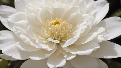 a white flower with multiple petals.