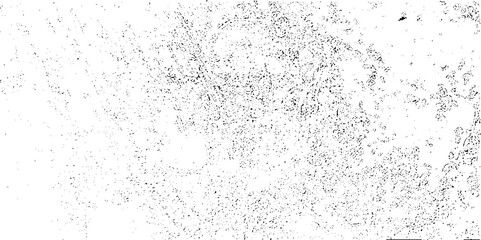 Aged wall texture. Grainy messy overlay of empty, aging, scratched wall. Grunge rough dirty background. Vector Illustration. Black isolated on white