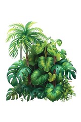 Fototapeta premium Beautiful Plants And Flowers Artwork