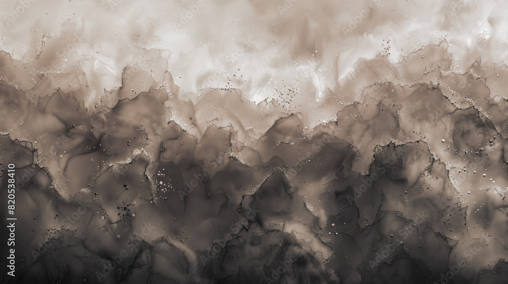 Poster abstract splashed watercolor background abstract tone muted generative ai
