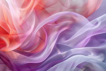 Fototapeta premium Harmonious gradients merging in a delicate dance of form and color.