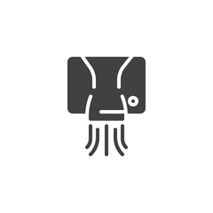 Hand dryer vector icon