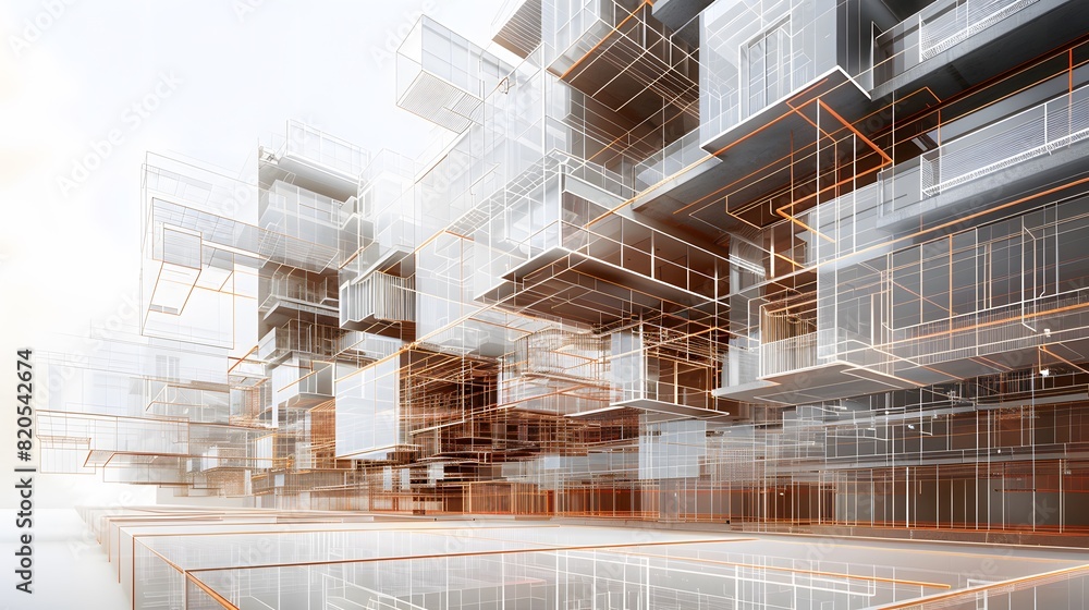 Poster the intricate of building information modeling (bim), where digital innovation meets architectural m