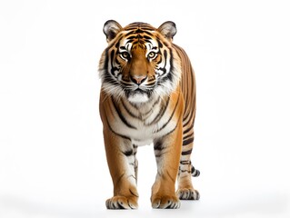 Obraz premium Tiger in white background
