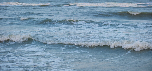 Fototapeta premium Landscape image of sea wave