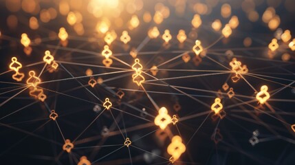 Partnership of business concept. Business network.