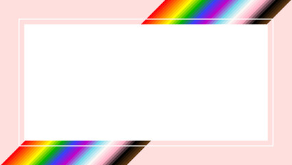 LGBTQ+ Pride Flag Frame