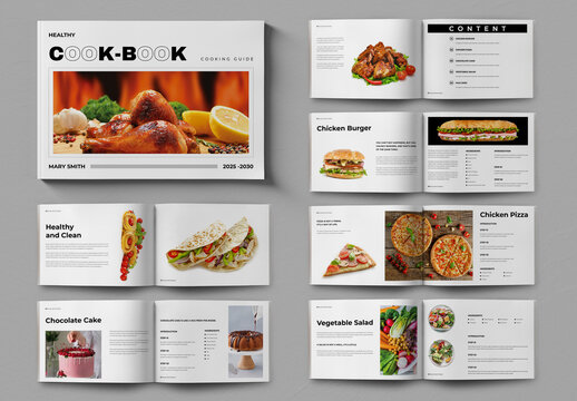 Cook Book Template Layout