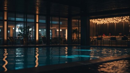 Fototapeta premium Indoor Aesthetic Pool.