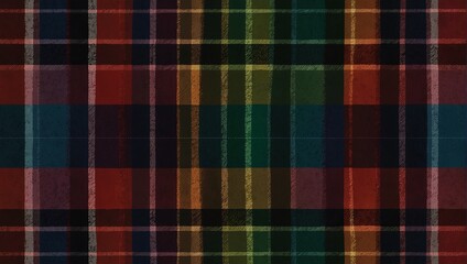 Fototapeta premium Multicolored geometric tartan pattern for fashion and interior design.