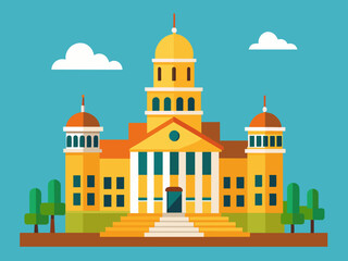 City Hall vector illustration 