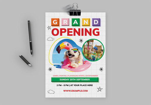 Kids Playground Flyer Template