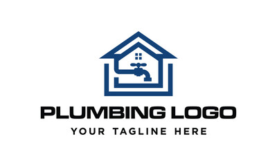 PLUMBING SERVICES VECTOR LOGO TEMPLATE