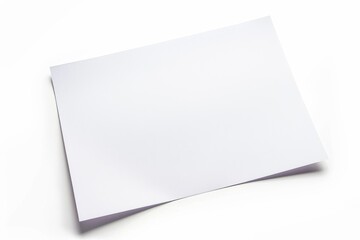 Paper Mockup on Isolated Background created with Generative AI