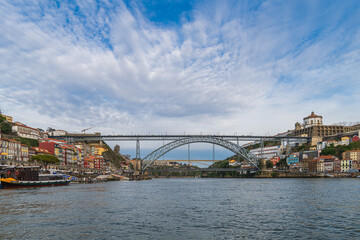Porto,Portugal. The second-largest city and located along the Douro river. UNESCO proclaimed as...