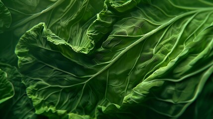 fresh chinese cabbage or napa cabbage texture macro shot : Generative AI