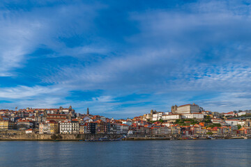 Porto,Portugal. The second-largest city and located along the Douro river. UNESCO proclaimed as...