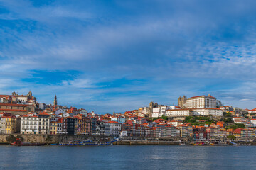 Obraz premium Porto,Portugal. The second-largest city and located along the Douro river. UNESCO proclaimed as World Heritage Site.