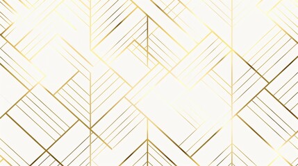 a white background with gold and gray geometric shapes.