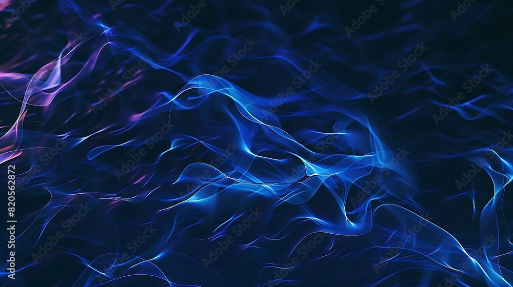 Leinwandbilder abstract wave shape on a lowpolygonal triangular background for design on the topic of cyberspace bi