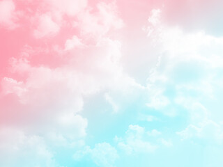 Pink Sky Blue Pastel Light Abstract Background Texture Nature Summer Landscapte Sun Cloud Beauty Sunset Overlay Gradient Color Sunrise Mockup Scene Wallpaper Fantasy Bright Cute Backdrop Dream.